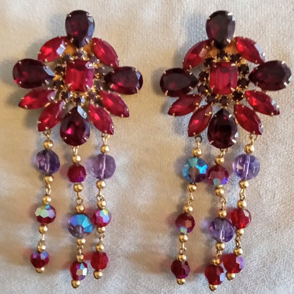 Kirks Folly Runway Vintage Earrings